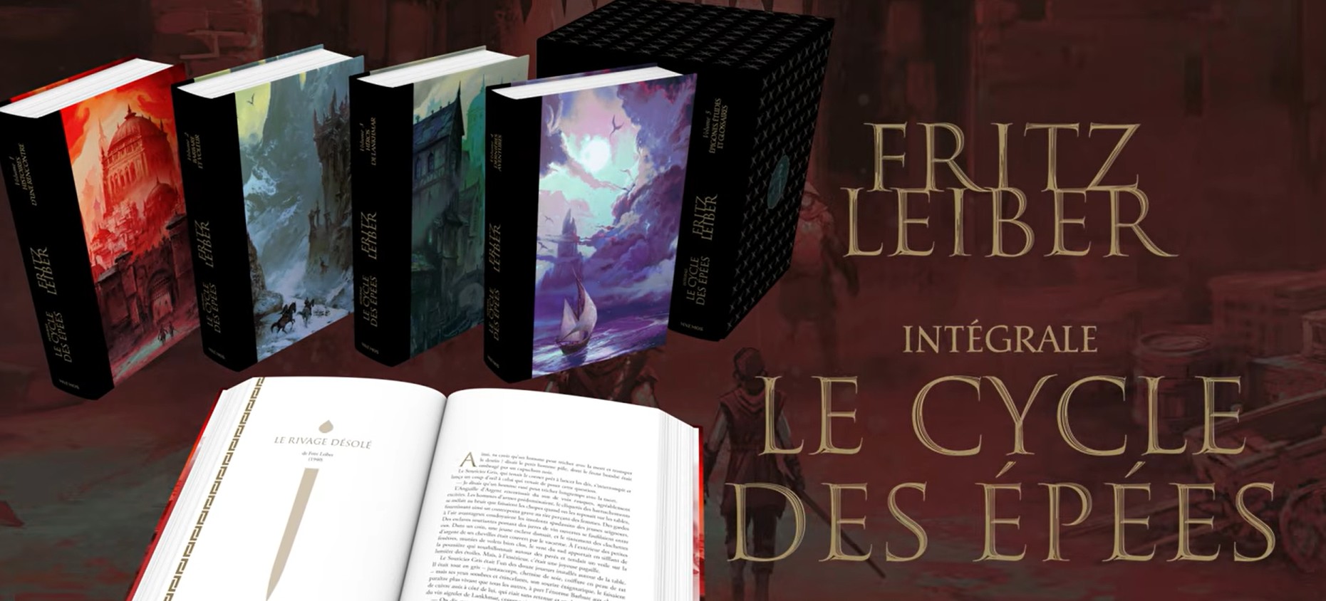 Les éditions Mnémos préparent une version collector du Cycle des Épées de Fritz Leiber en crowdfunding !